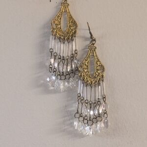 Boho Filigree Chandelier Earings